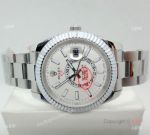 Rolex Sky-Dweller 326939w Replica Watch Stainless Steel 40mm w/ Working 2nd Time Zone